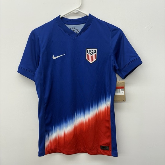 NIKE DRI-FIT One Nation One Team Kids Soccer/ Football USA Jersey Shirt Large - Picture 1 of 5